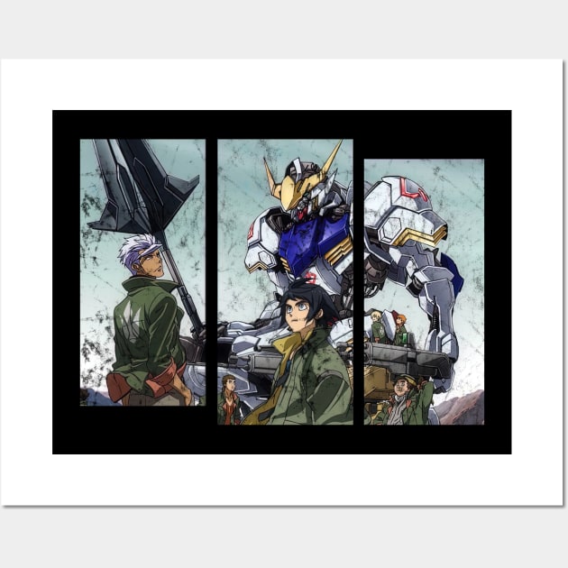 Collage of Tekkadan Team Wall Art by ArtEnginering